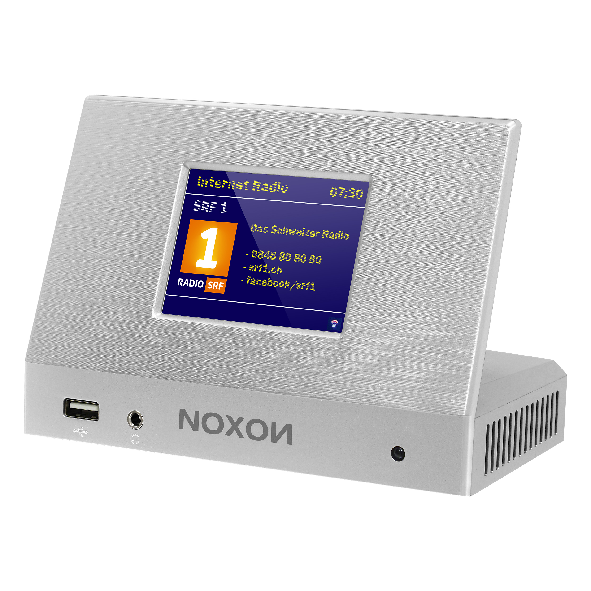 NOXON A120+ HiFi-Tuner - silber