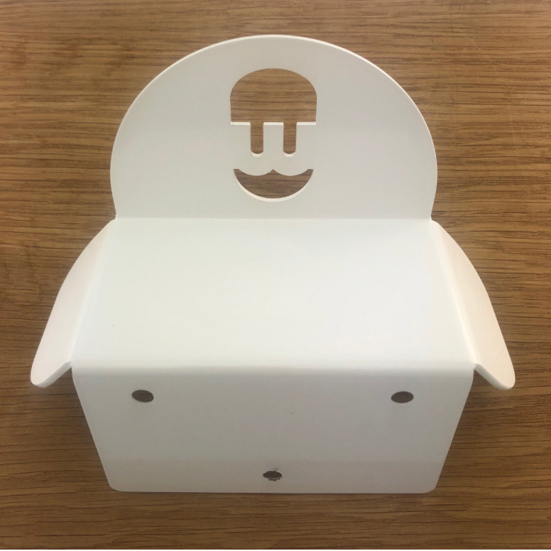 Wallbox Kabel Halterung weiß