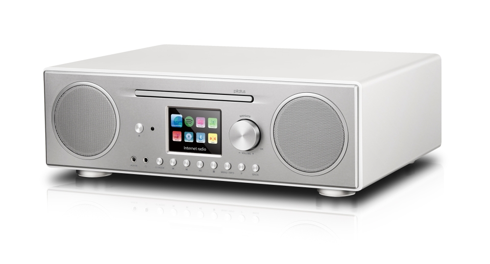 Atemio PTEC Pilatus Digitalradio - silber-weiß