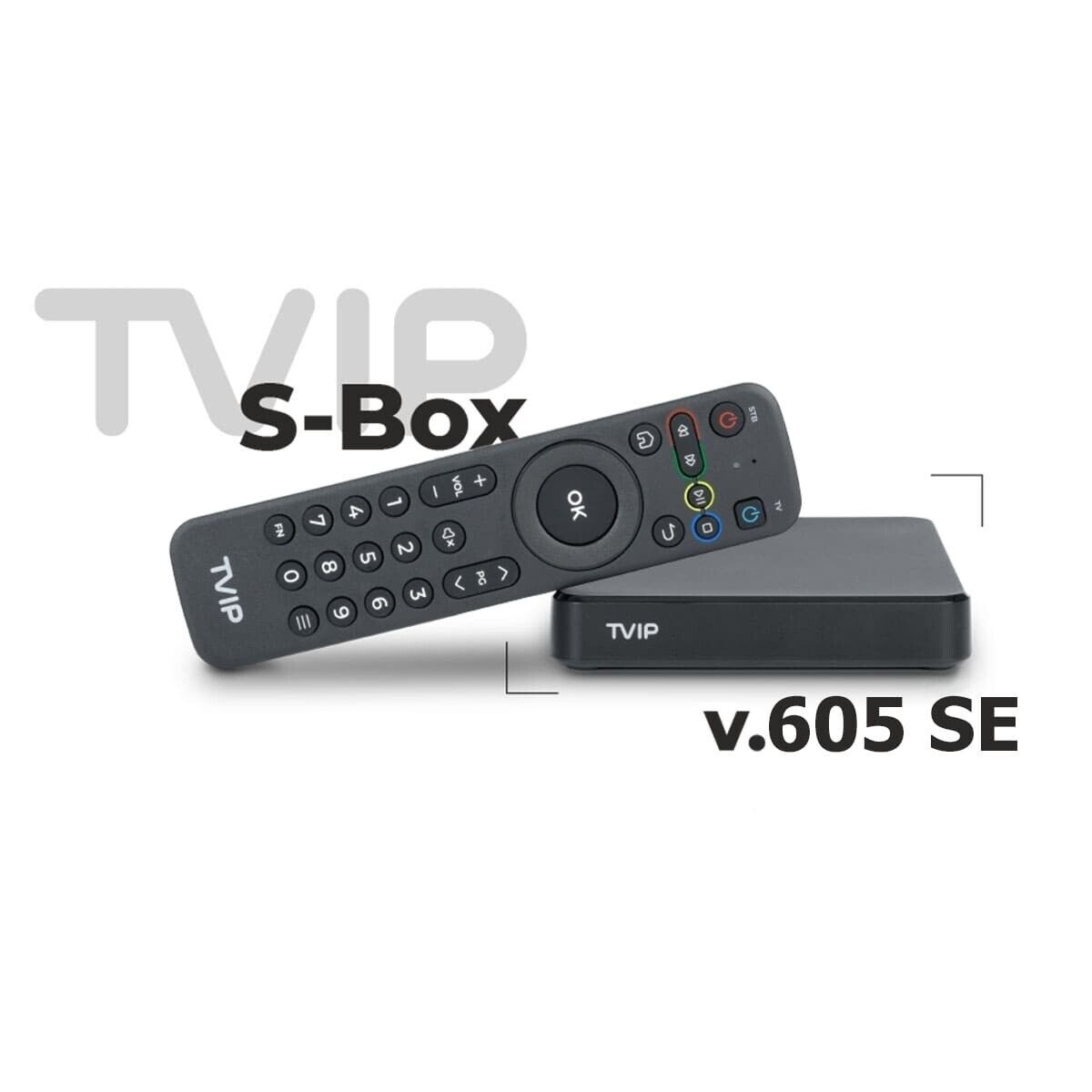 TVIP S-BOX v.605 SE IPTV 4K HEVC HD 