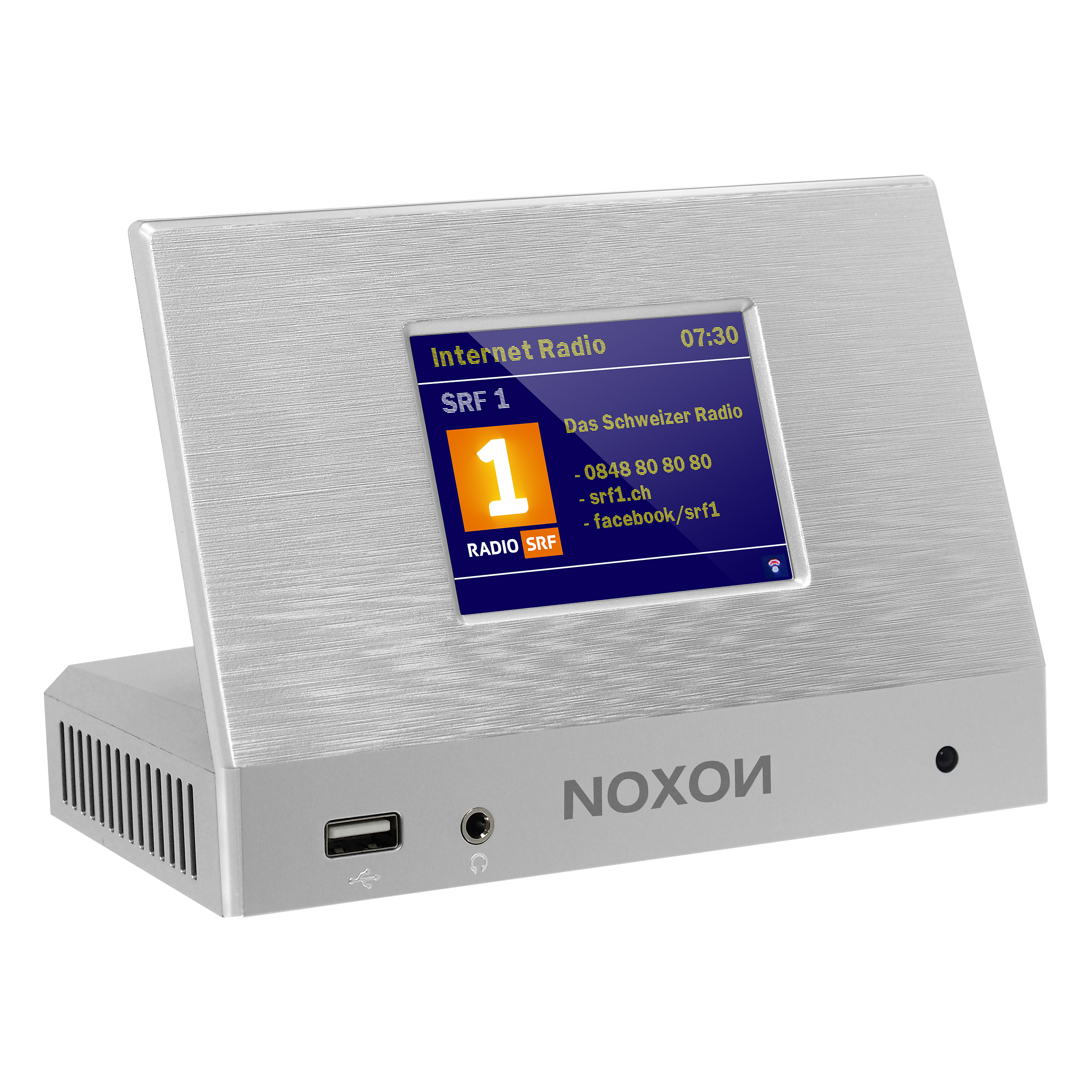NOXON A120+ HiFi-Tuner - silber