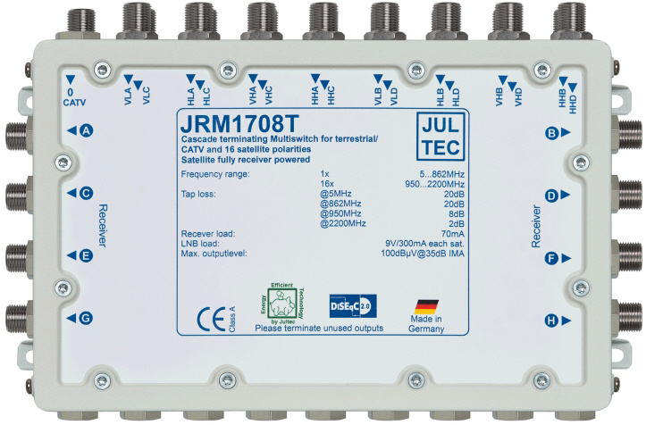 Jultec JRM1708T Multischalter 17/8