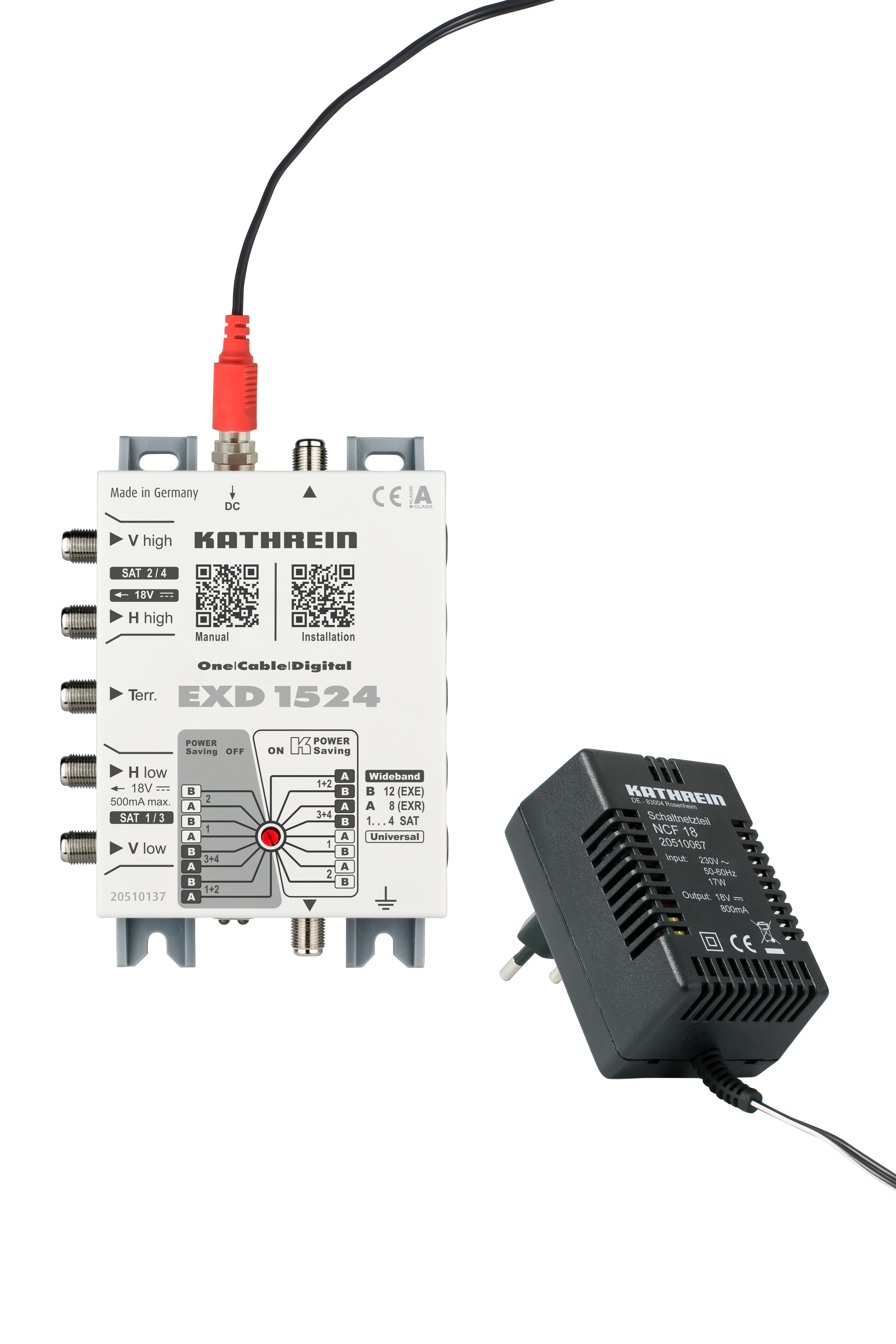 Kathrein EXD 1524 Digitaler-Einkabel-Multischalte