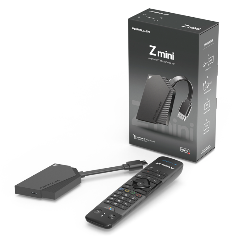 Formuler Z Mini,  Android 12, 4K,8GB Flash,BT  Fb.