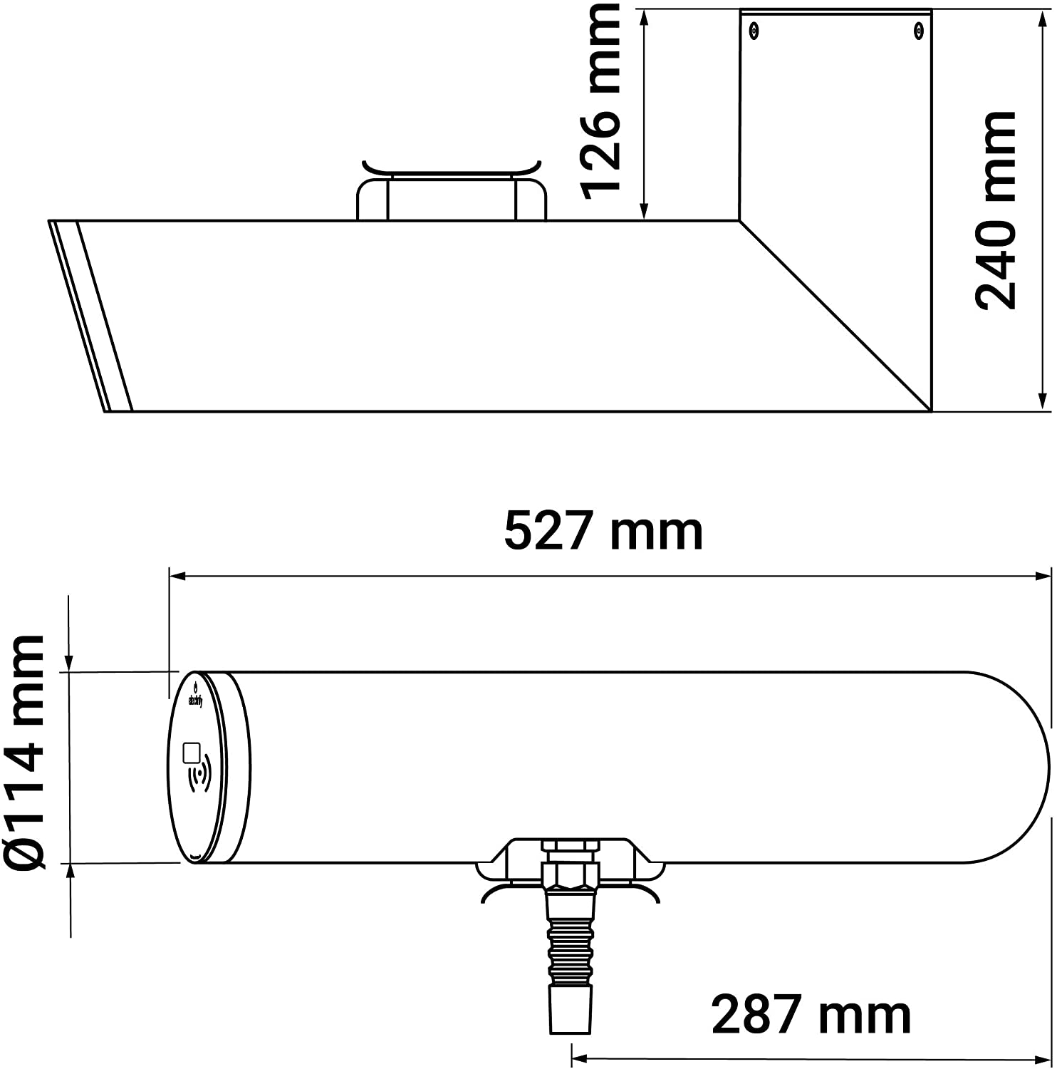 Hesotec eBox wr30-R, SMART, 11 KW, Schwarz