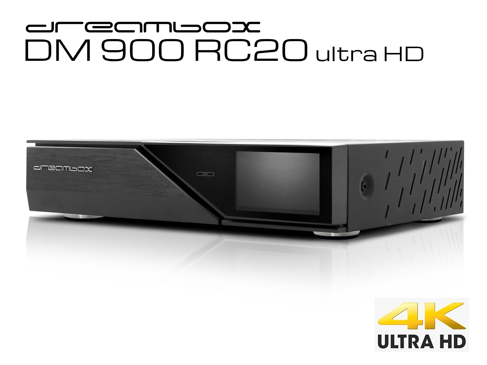Dreambox DM 900 RC 20, 1 X Dual S2x MS Tuner
