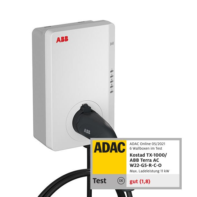 ABB TAC-W22-G5-R-C-0 Terra AC 22 KW, 5m Ladekabel