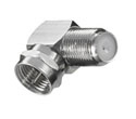 F-Stecker Winkeladapter zu F-Buchse