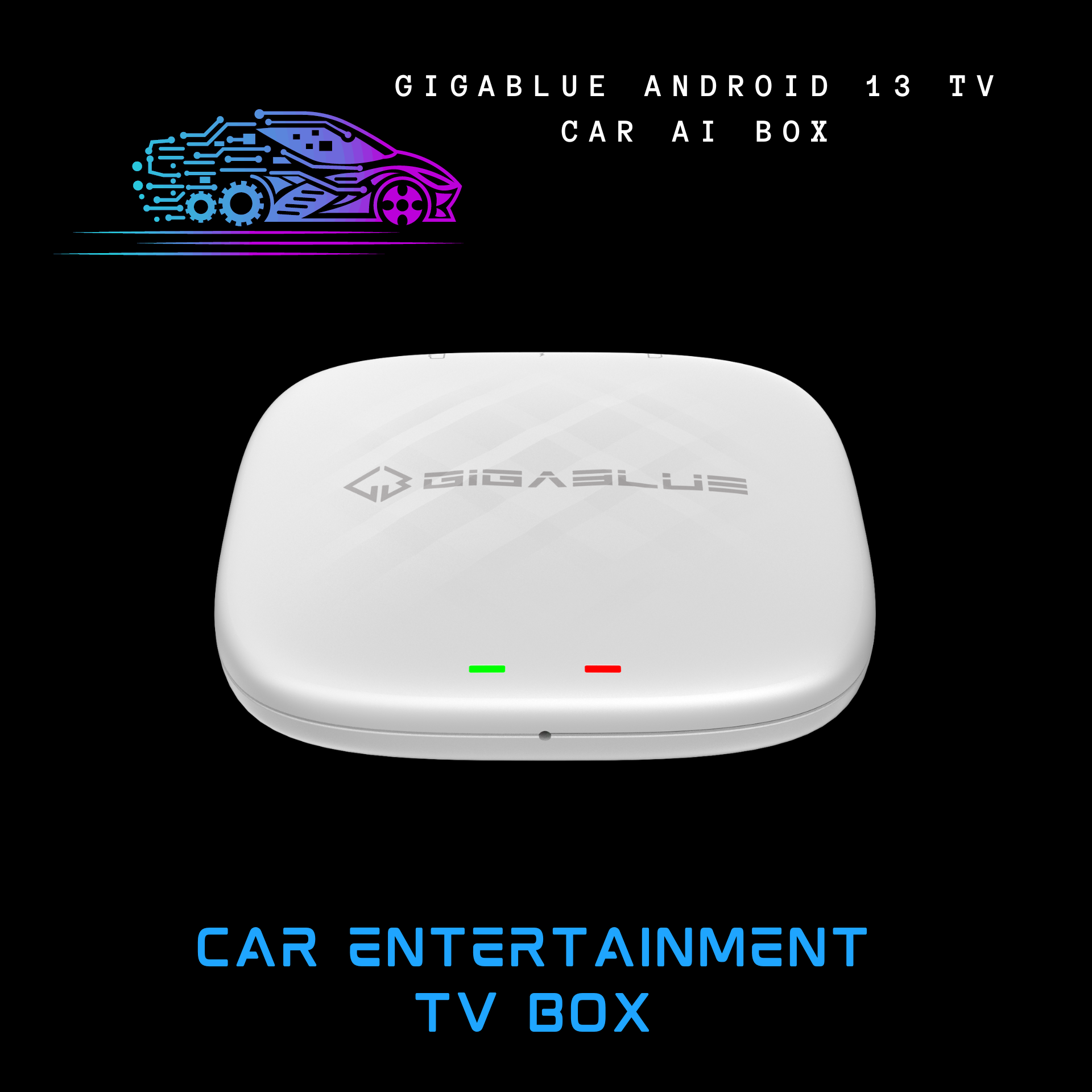GigaBlue Android 13 TV CarPlay AI Box - Car