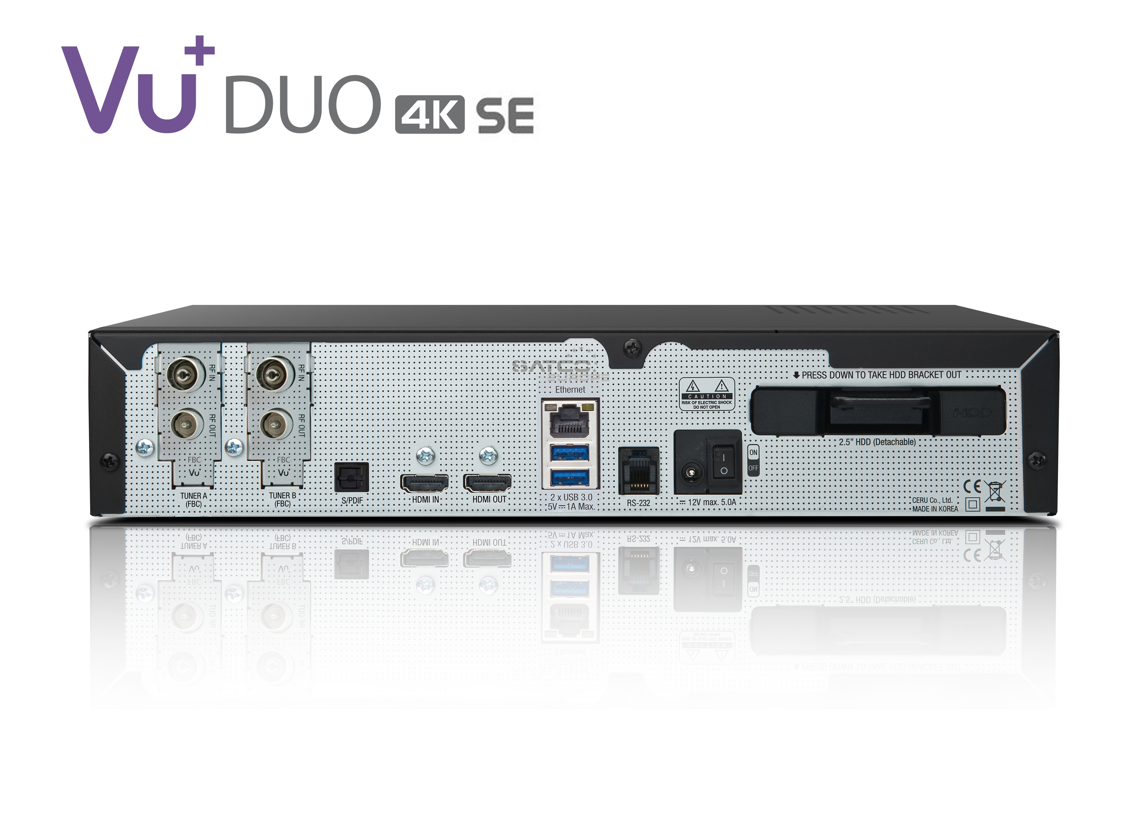 VU+ Duo 4K SE 2x DVB-C FBC Tuner PVR ready 