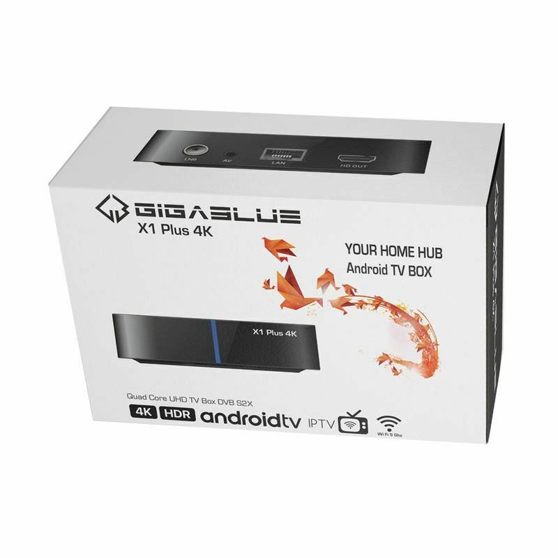 GigaBlue UHD X1 Plus 4K Android IPTV/OTT 1 X S2X