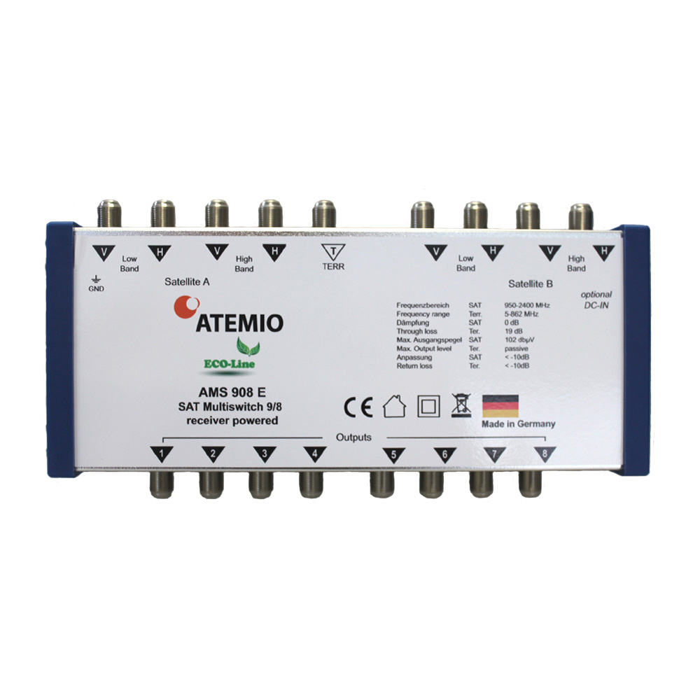 ATEMIO AMS908E Multischalter ECO-Line 9/8
