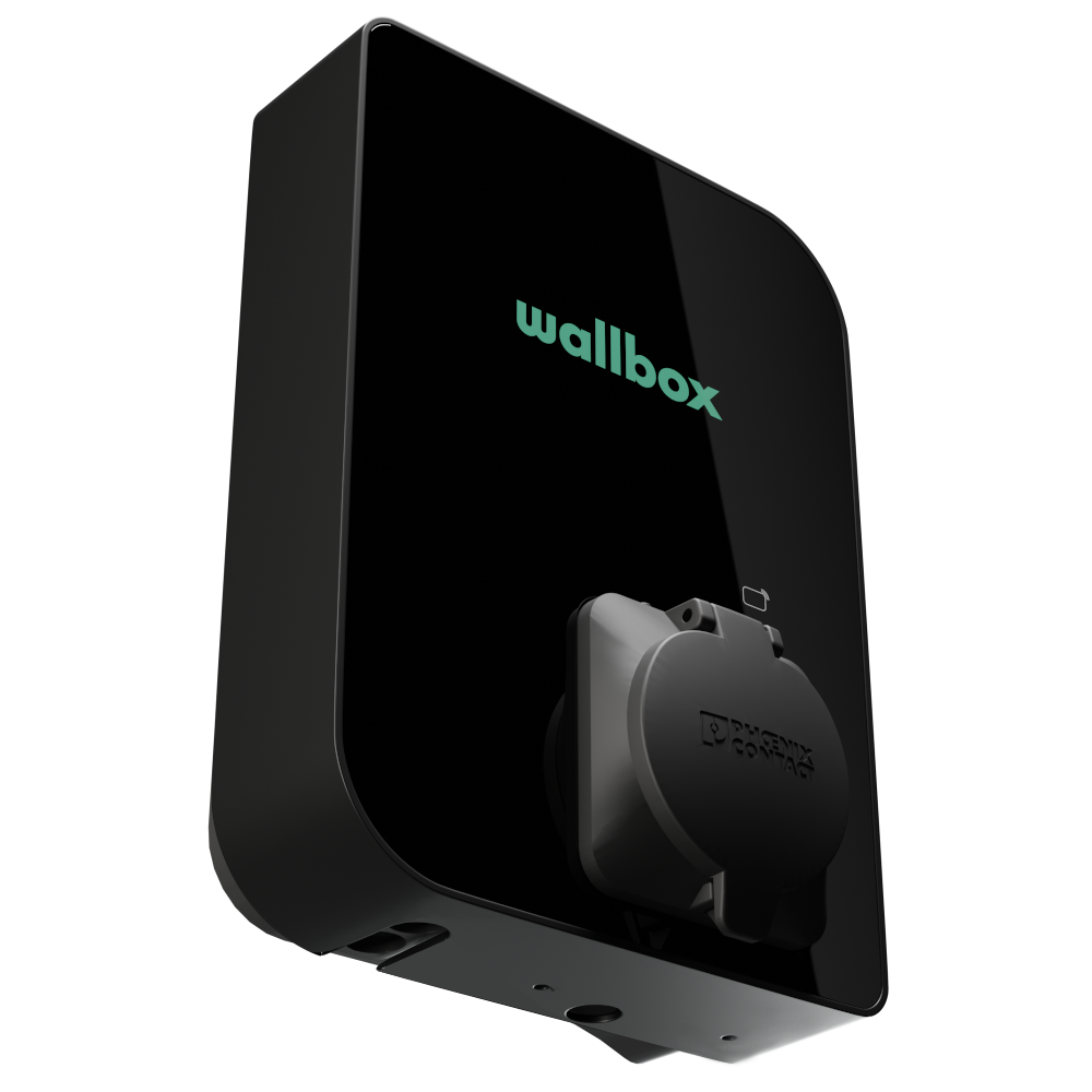 Wallbox Copper SB, OCPP, 22 KW, RFID, Dose schwarz