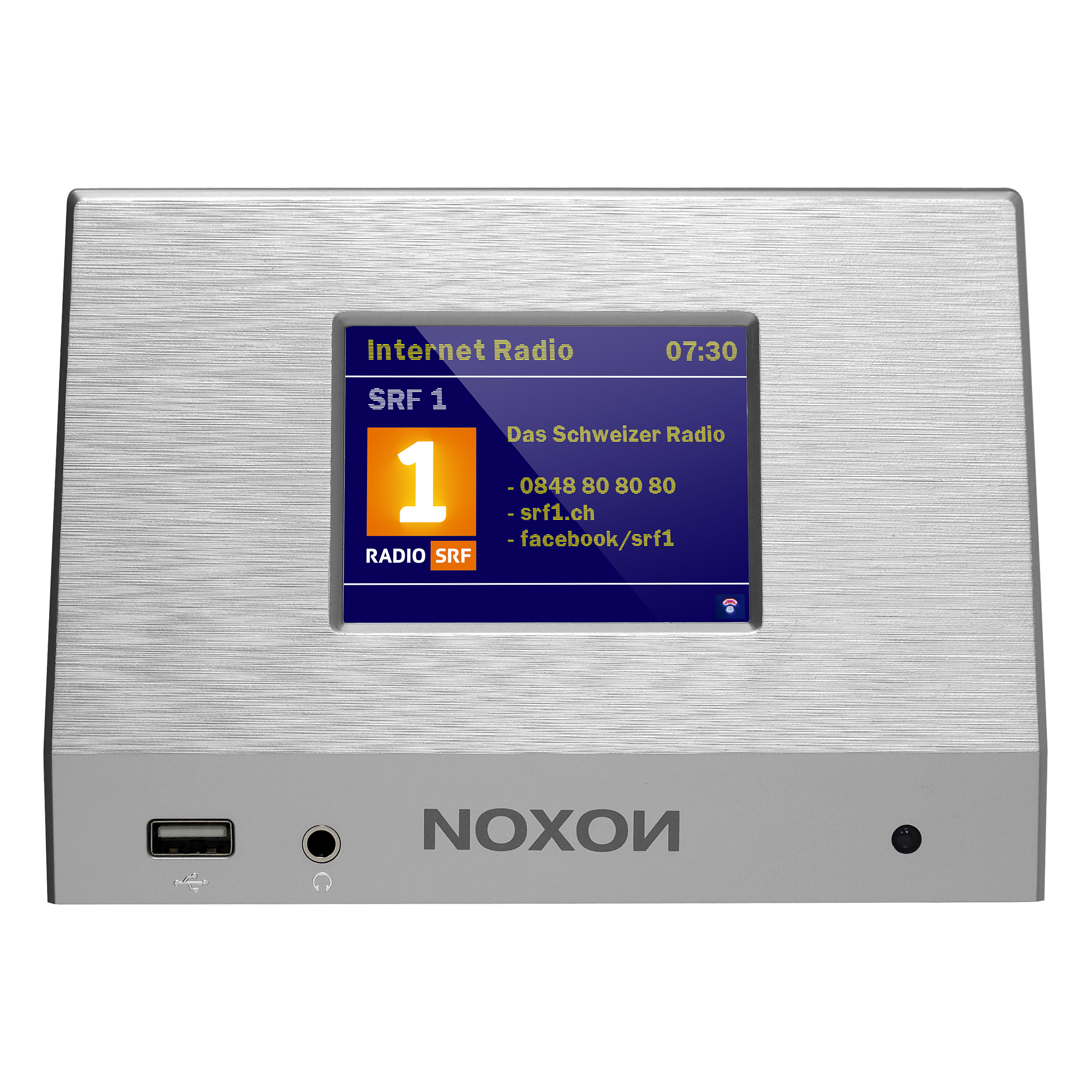 NOXON A120+ HiFi-Tuner - silber