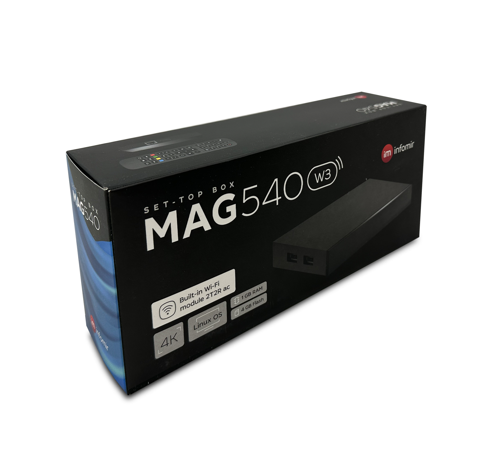 MAG 540w3 IPTV Sto TOP Box 1GB RAM WLAN integriert