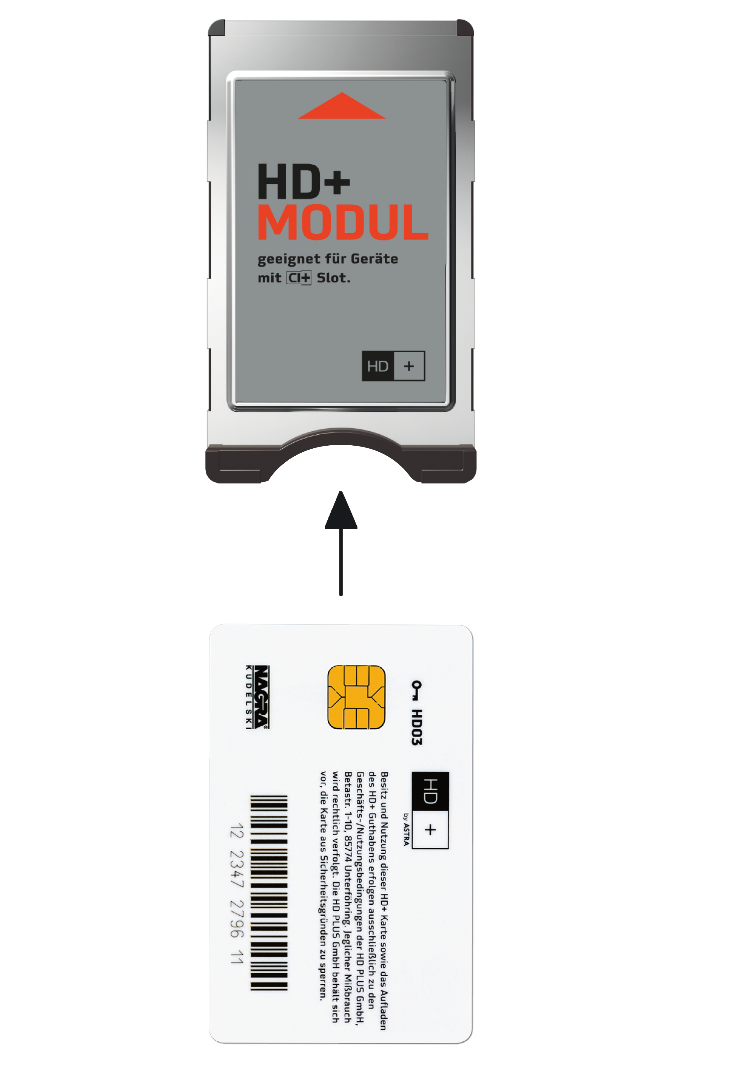 HD+ Modul inkl. HD+ Smartcard für 6 Monate