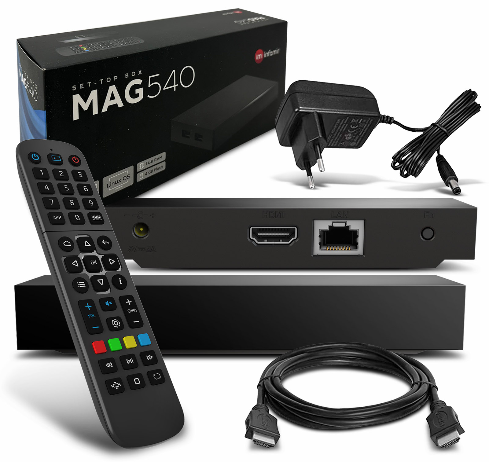 MAG 540 IPTV Sto TOP Box 1GB RAM