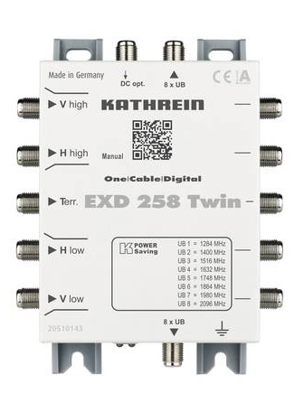 Kathrein EXD 258 Twin Digitaler-Einkabel-Multisch
