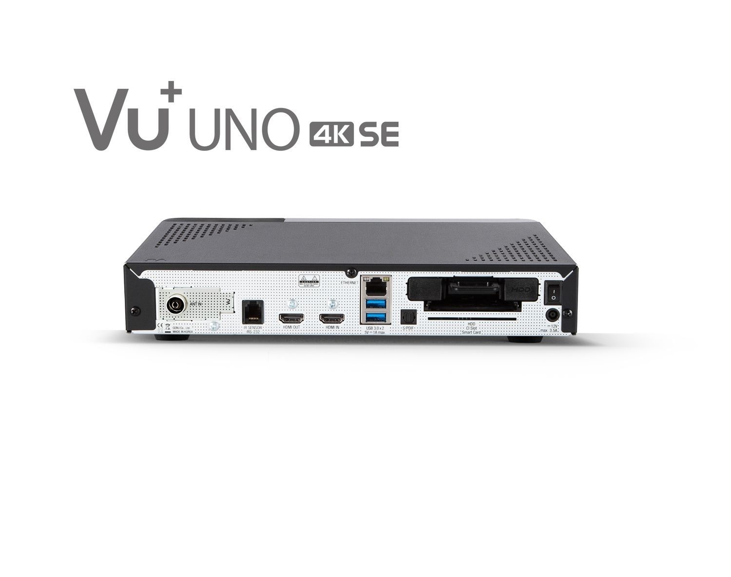VU+ Uno 4K SE 1x DVB-T2 Twin Tuner 