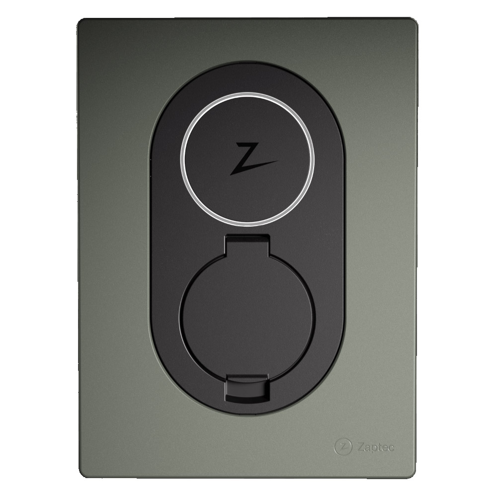 Zaptec GO Wallbox, 22KW, Dose, 4G, Moosgrün