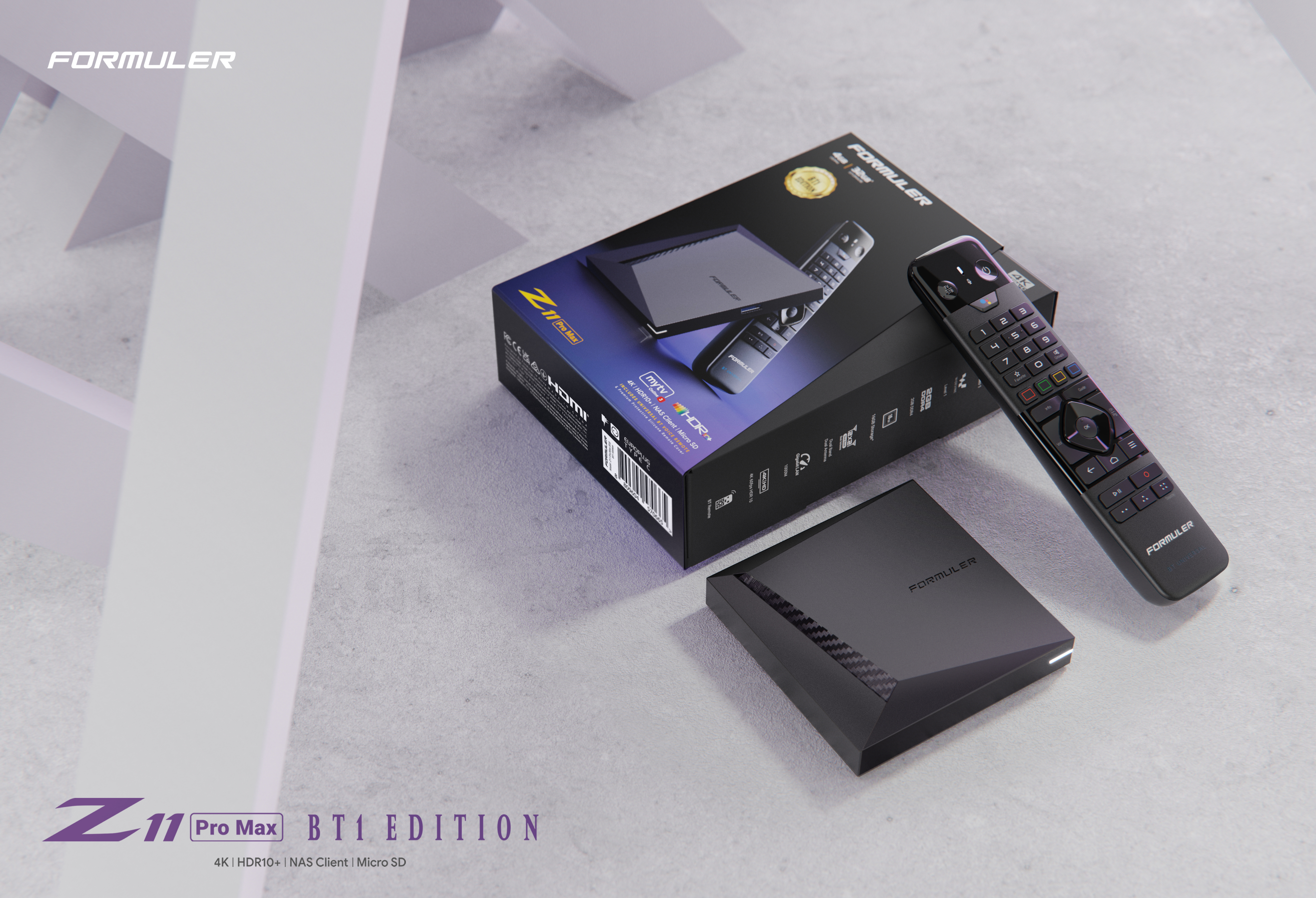 Formuler Z11 Pro Max, BT1 Edition 4 K Android 11