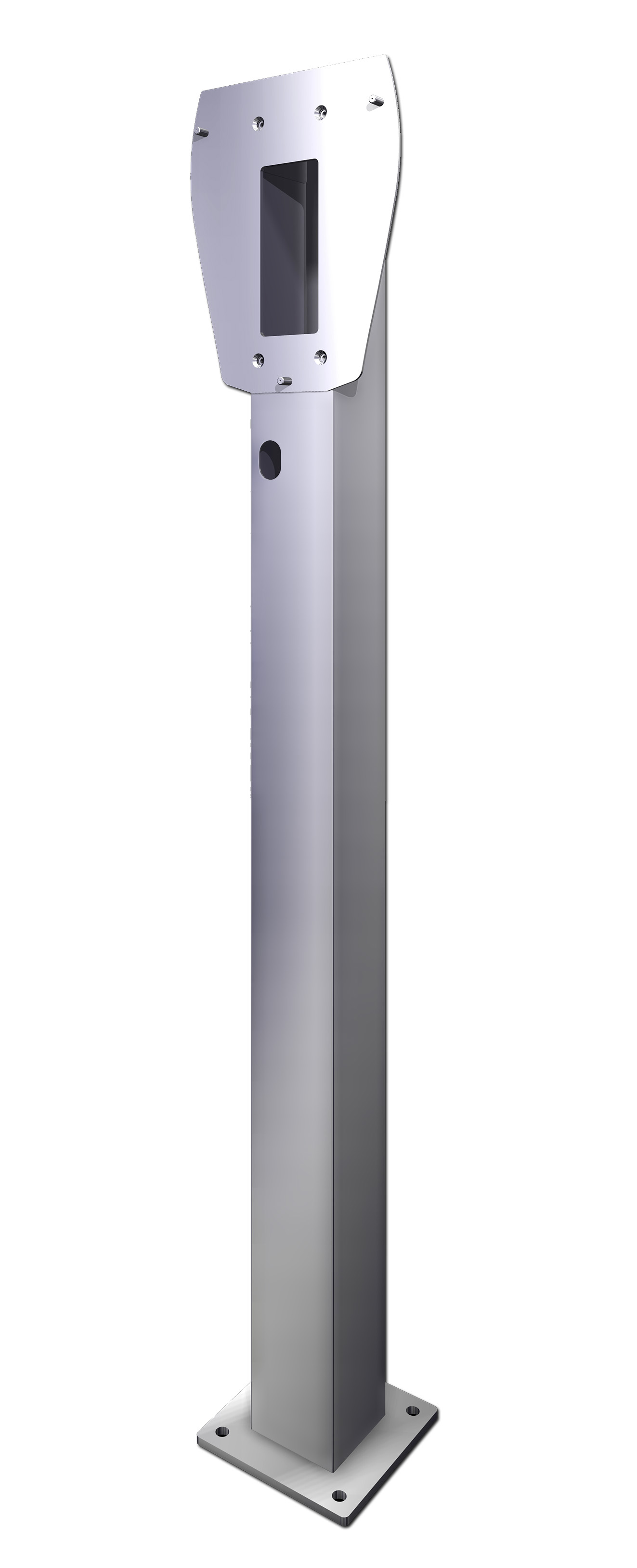 Heidelberg Edelstahlstele Solo für Wallbox