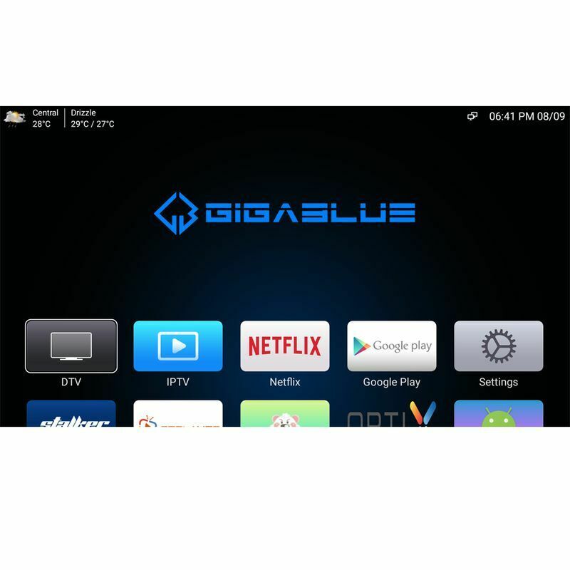 GigaBlue UHD X1 Plus 4K Android IPTV/OTT 1 X S2X