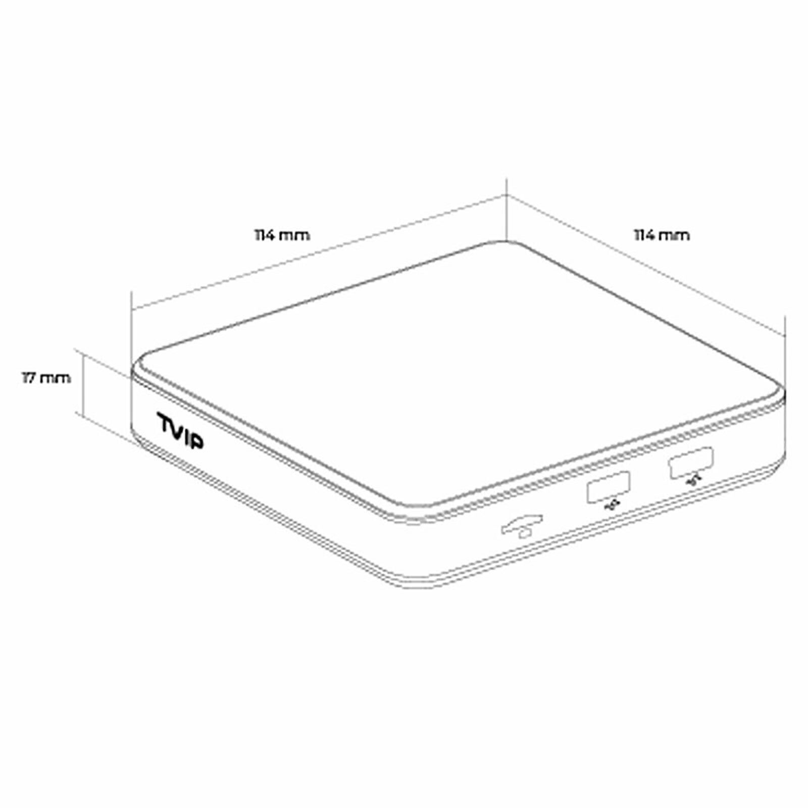 TVIP S-Box S 705, 4K UHD, Android 11, Dual-WiFi