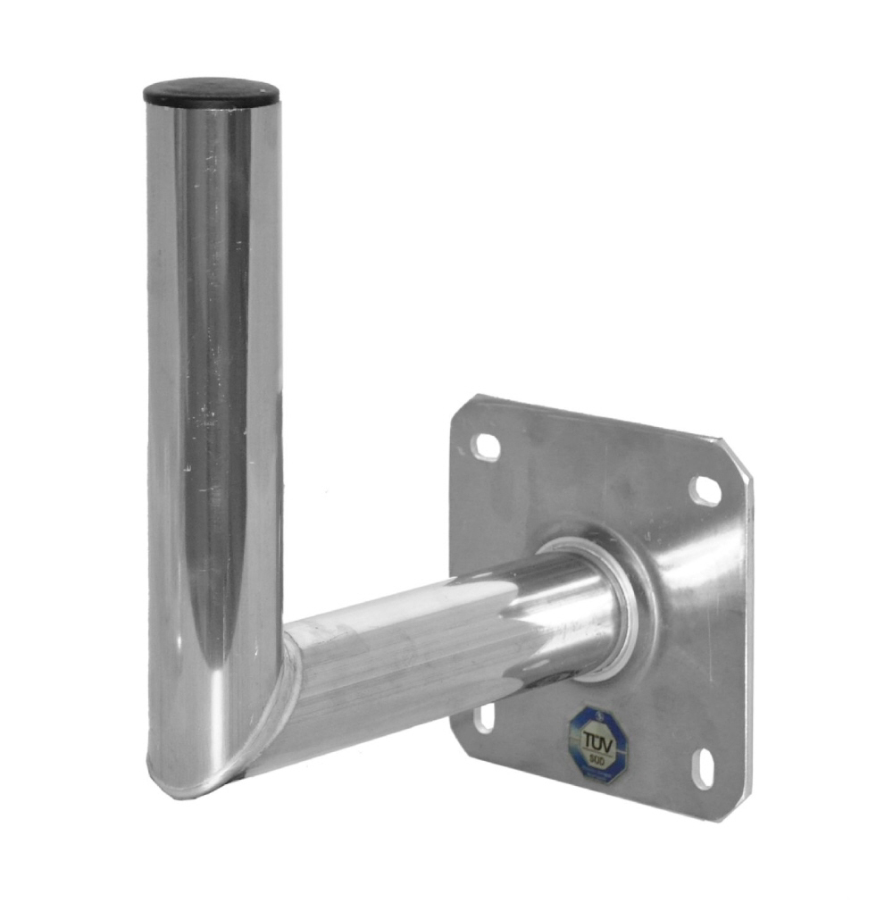 A.S.SAT Alu- Wandhalter 25x25cm / TÜV geprüft