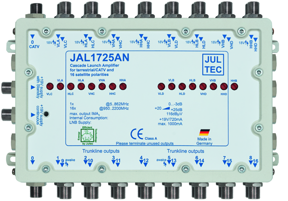 Jultec JAL1725AN Kaskadenstartverstärker 16x25dB