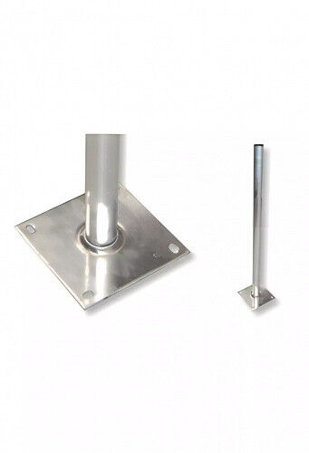 A.S.SAT Alu Standfuß 1,0m, Rohr Ø50mm, 