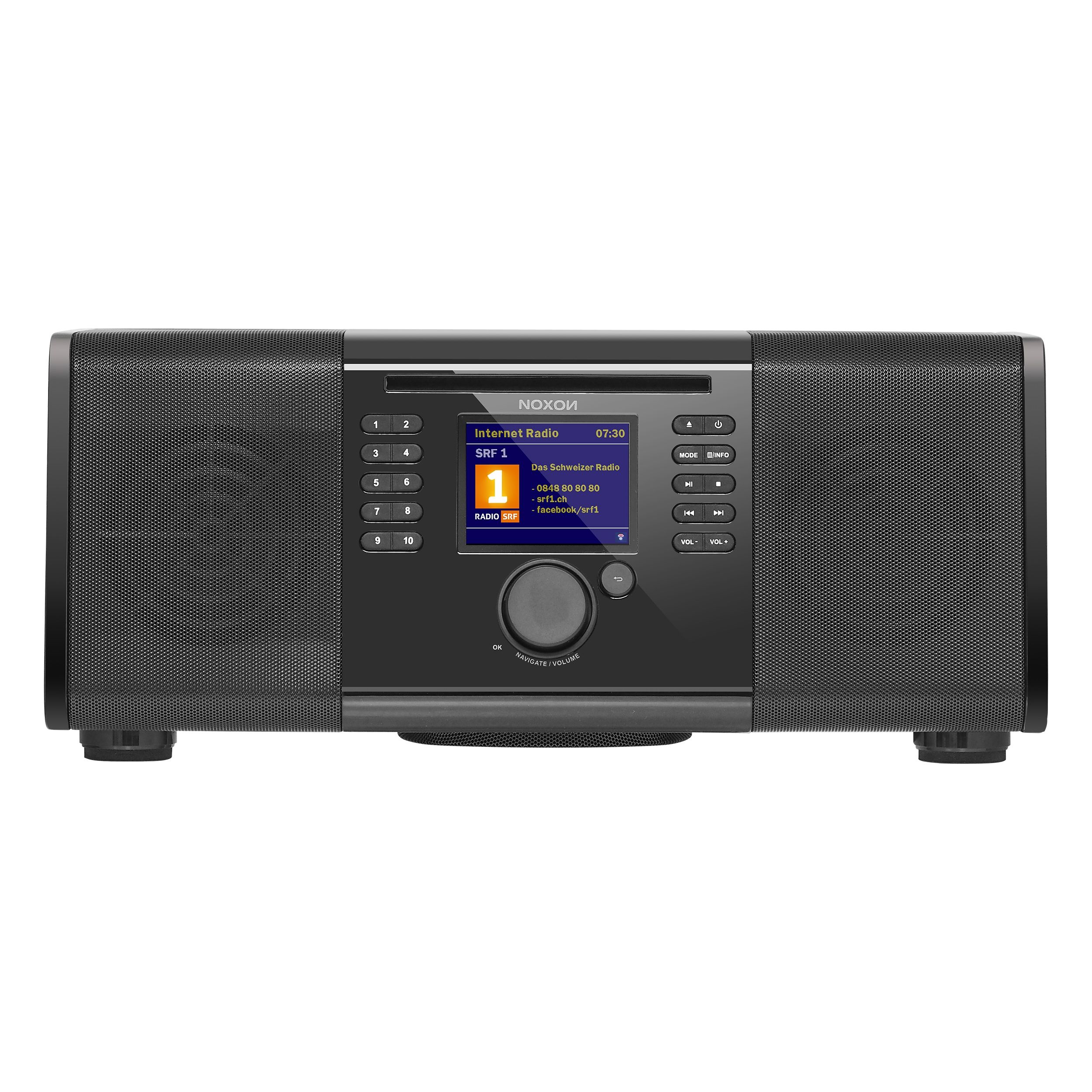 Noxon iRadio 600 CD Schwarz, 2.1 Premium Sound.
