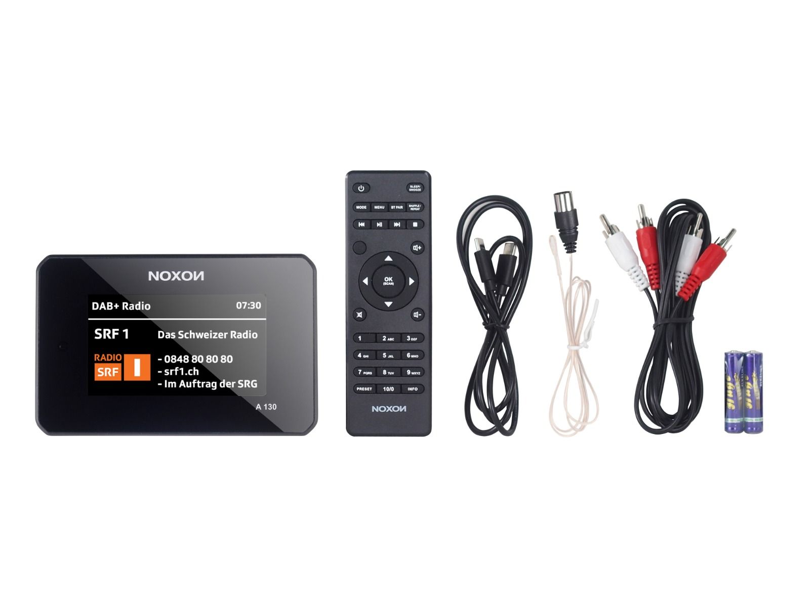 Noxon A 130 schwarz, Audio Adapter DAB+/UKW & Internet-Radio