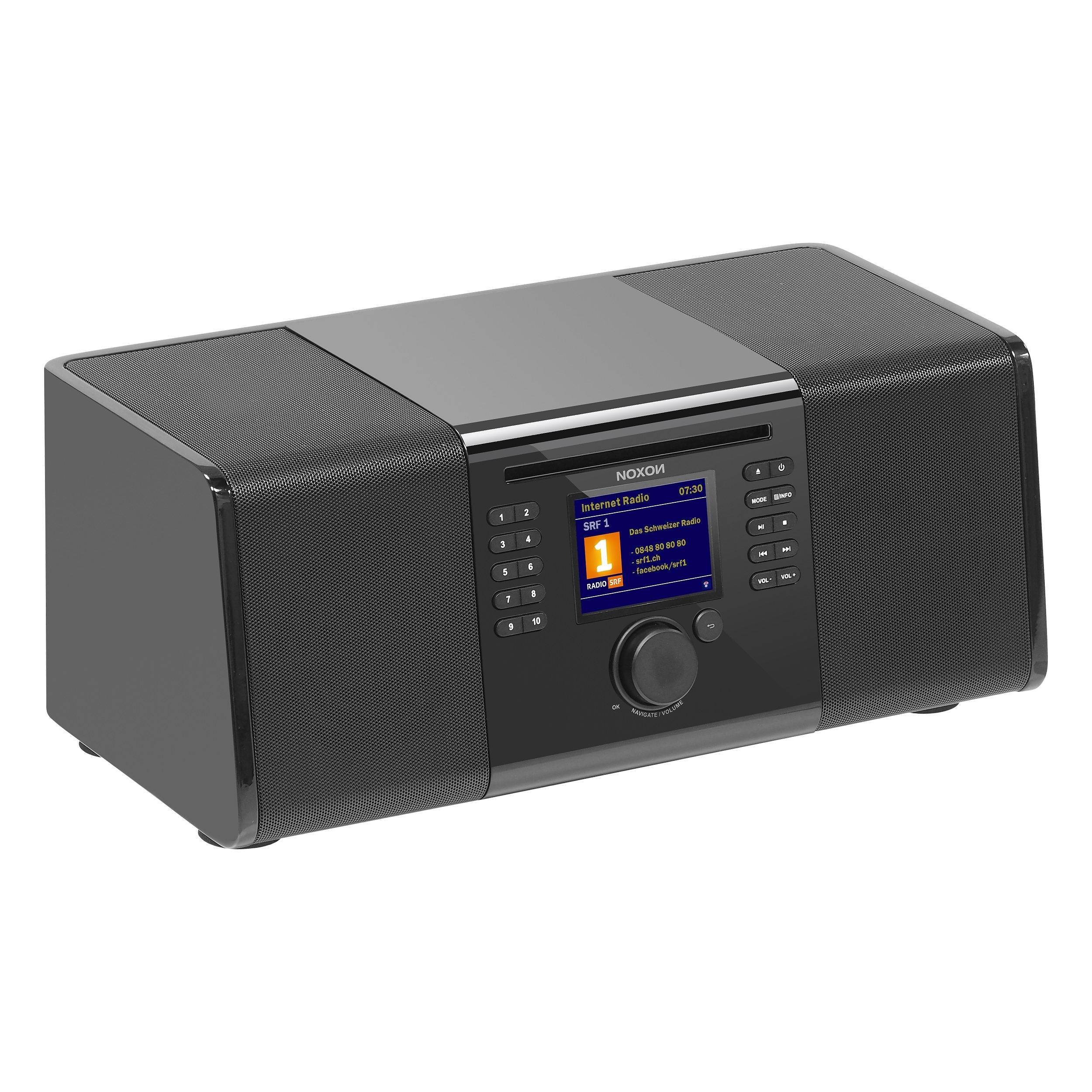 Noxon iRadio 600 CD Schwarz, 2.1 Premium Sound.