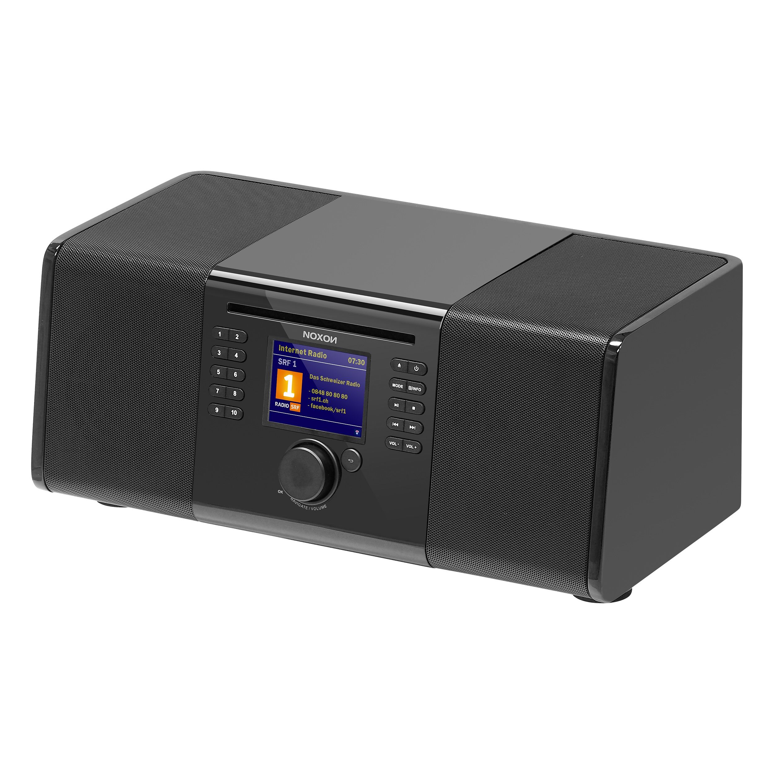 Noxon iRadio 600 CD Schwarz, 2.1 Premium Sound.