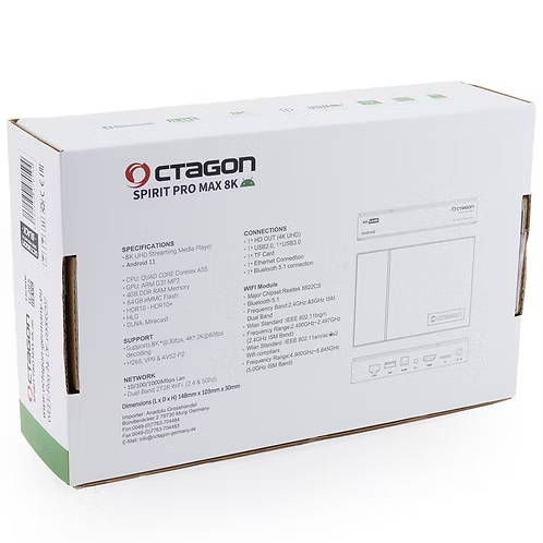 Octagon SPIRIT PRO MAX 8K UHD Android 11