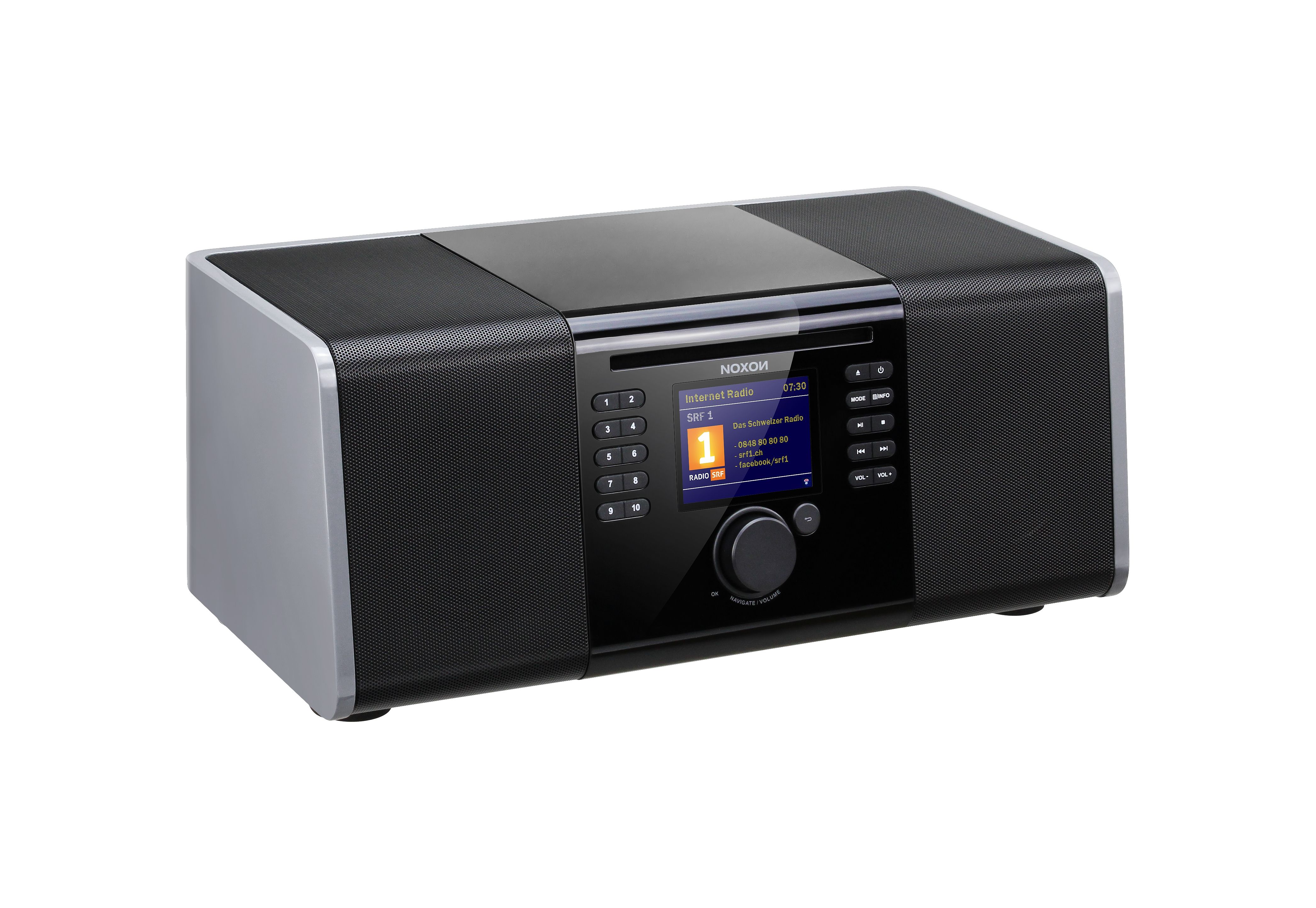 Noxon iRadio 600 CD Anthrazit, 2.1 Premium Sound.