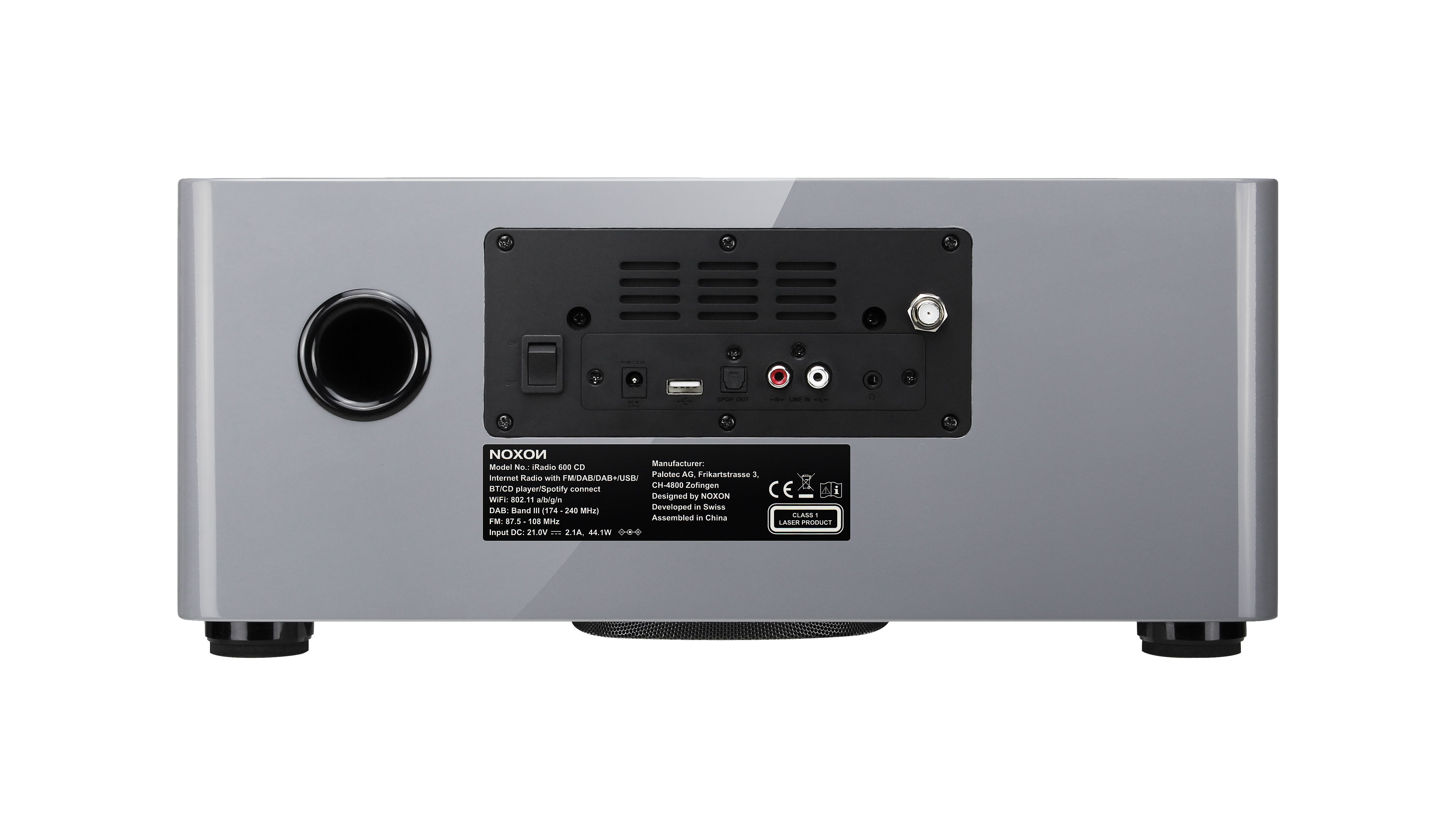 Noxon iRadio 600 CD Anthrazit, 2.1 Premium Sound.