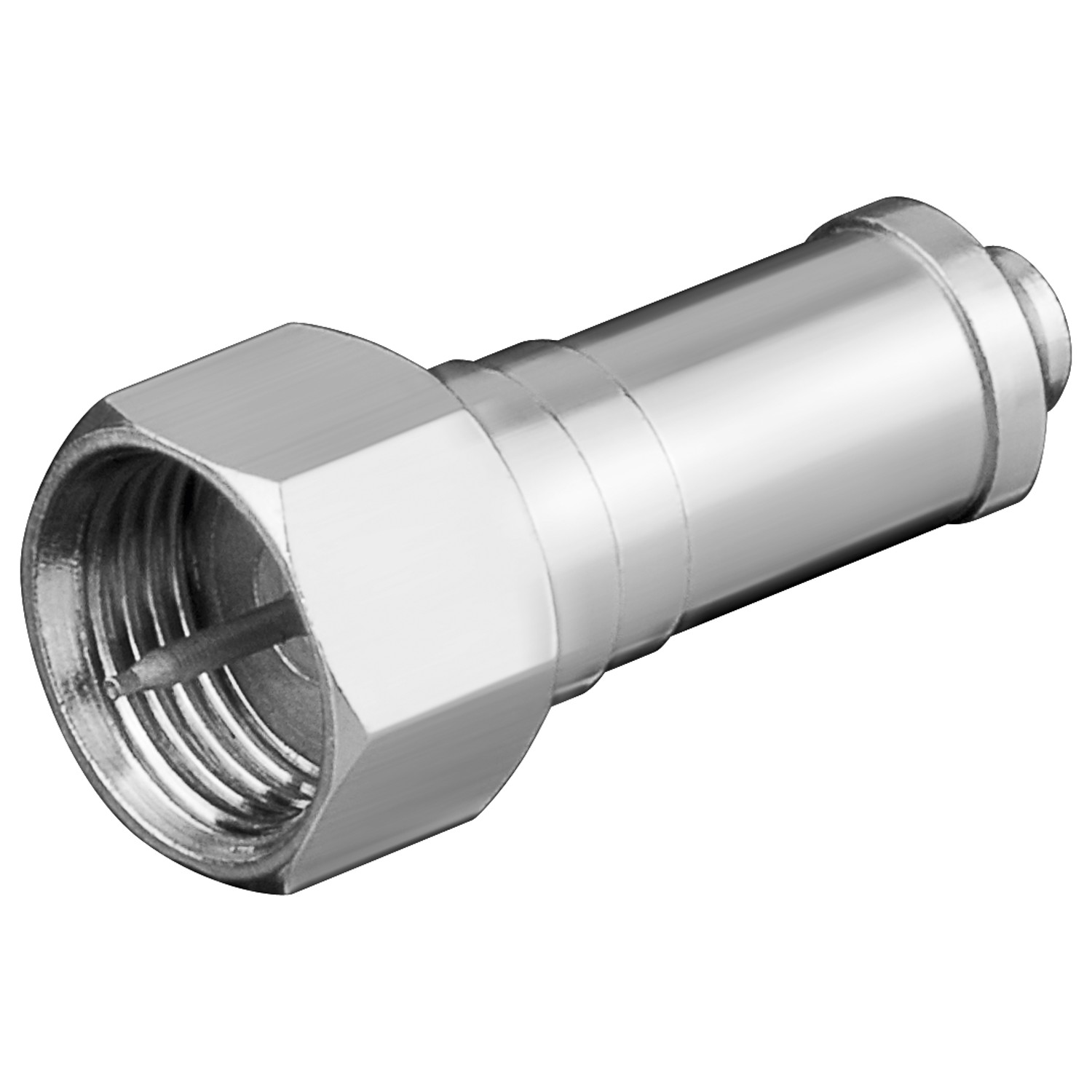 Goobay Abschlusswiderstand F, 75 Ohm mit DC-Block