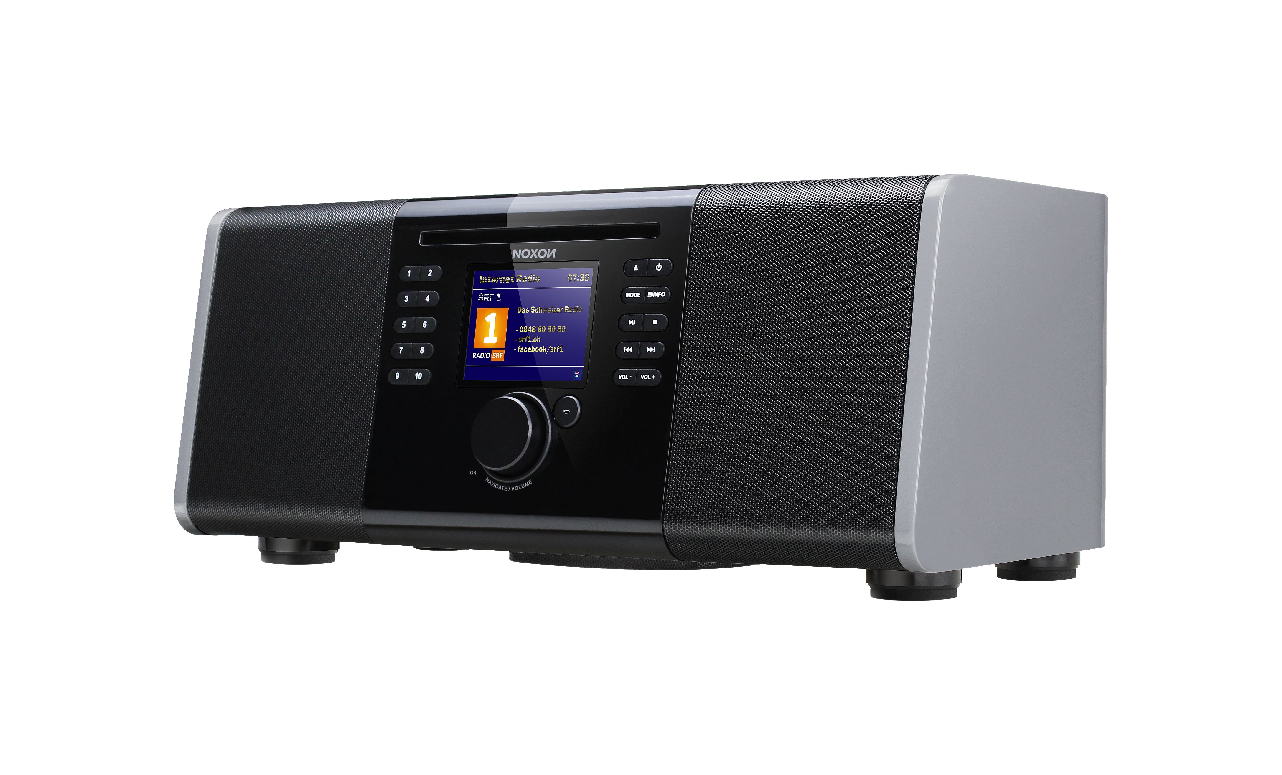 Noxon iRadio 600 CD Anthrazit, 2.1 Premium Sound.