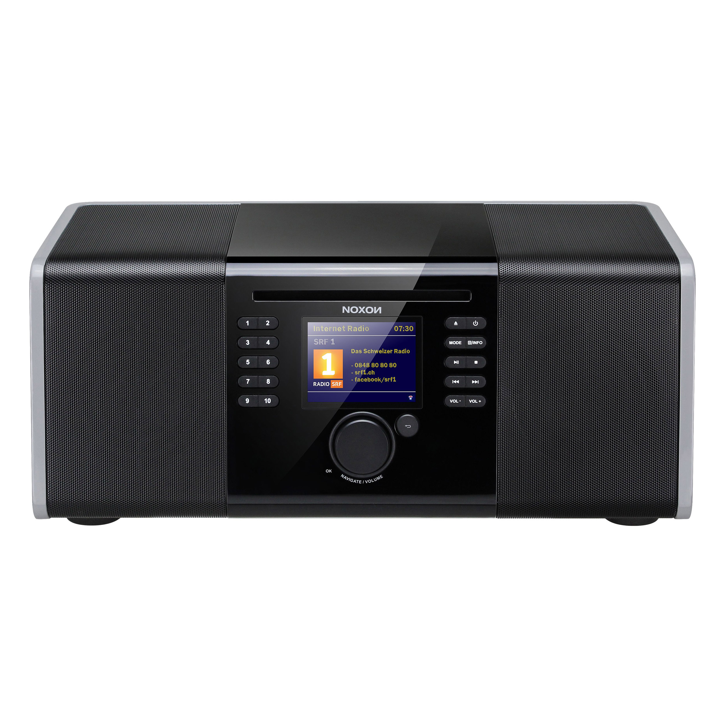 Noxon iRadio 600 CD Anthrazit, 2.1 Premium Sound.