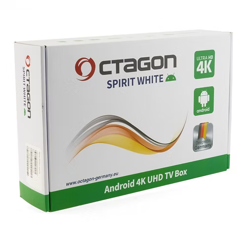 Octagon SPIRIT White Edition 4K UHD Android 11