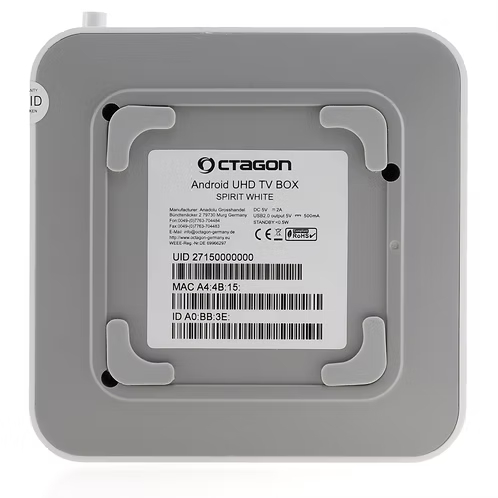 Octagon SPIRIT White Edition 4K UHD Android 11