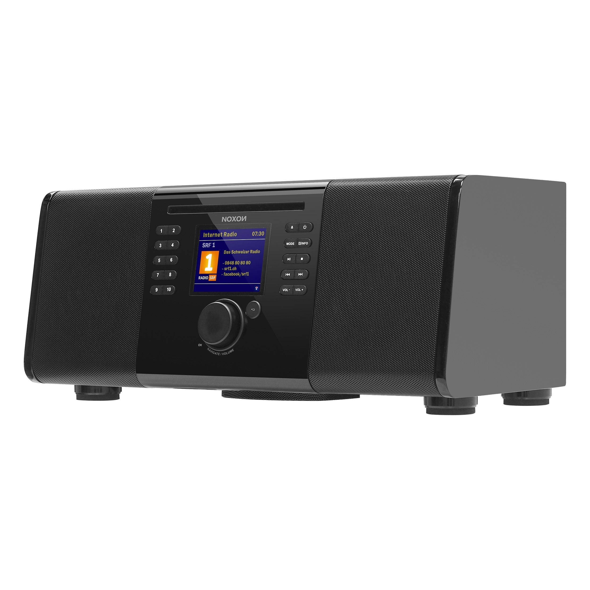 Noxon iRadio 600 CD Schwarz, 2.1 Premium Sound.