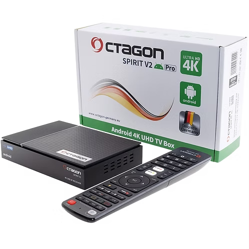 Octagon SPIRIT PRO V2 4K UHD HDR10+ Android TV