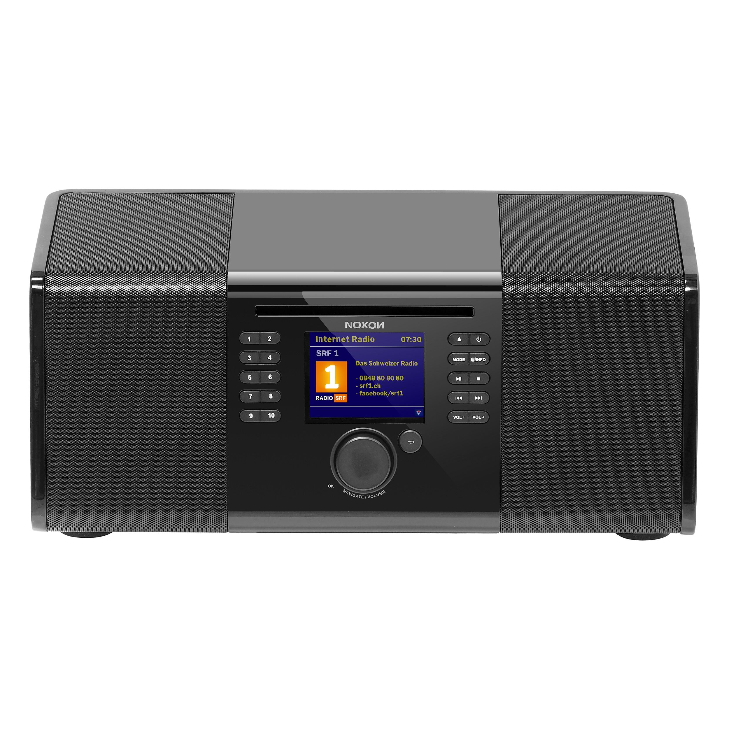 Noxon iRadio 600 CD Schwarz, 2.1 Premium Sound.