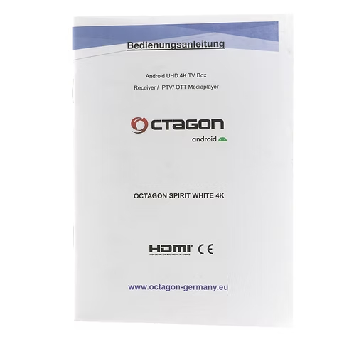 Octagon SPIRIT White Edition 4K UHD Android 11